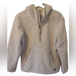 The North Face Campshire 2.0 Sherpa Quarter Zip Beige/Cream Women’s Medium